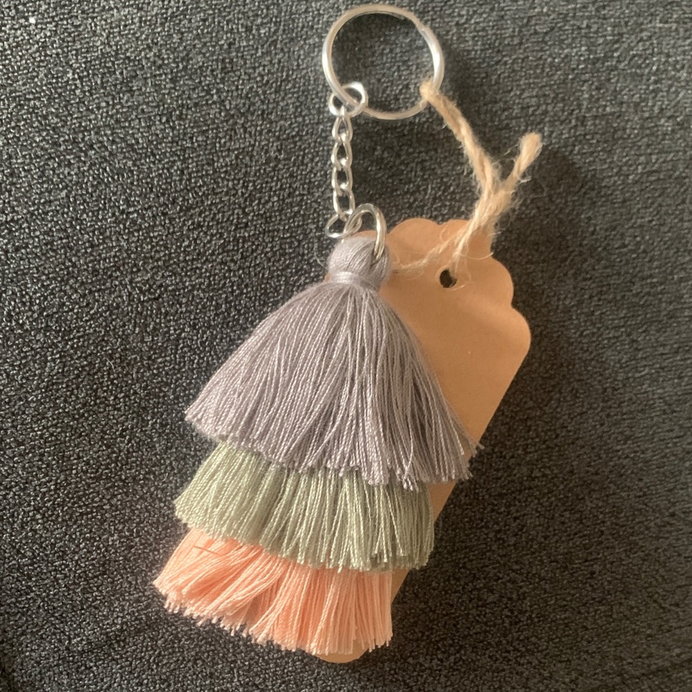 Multicolor Tassel Keychain
